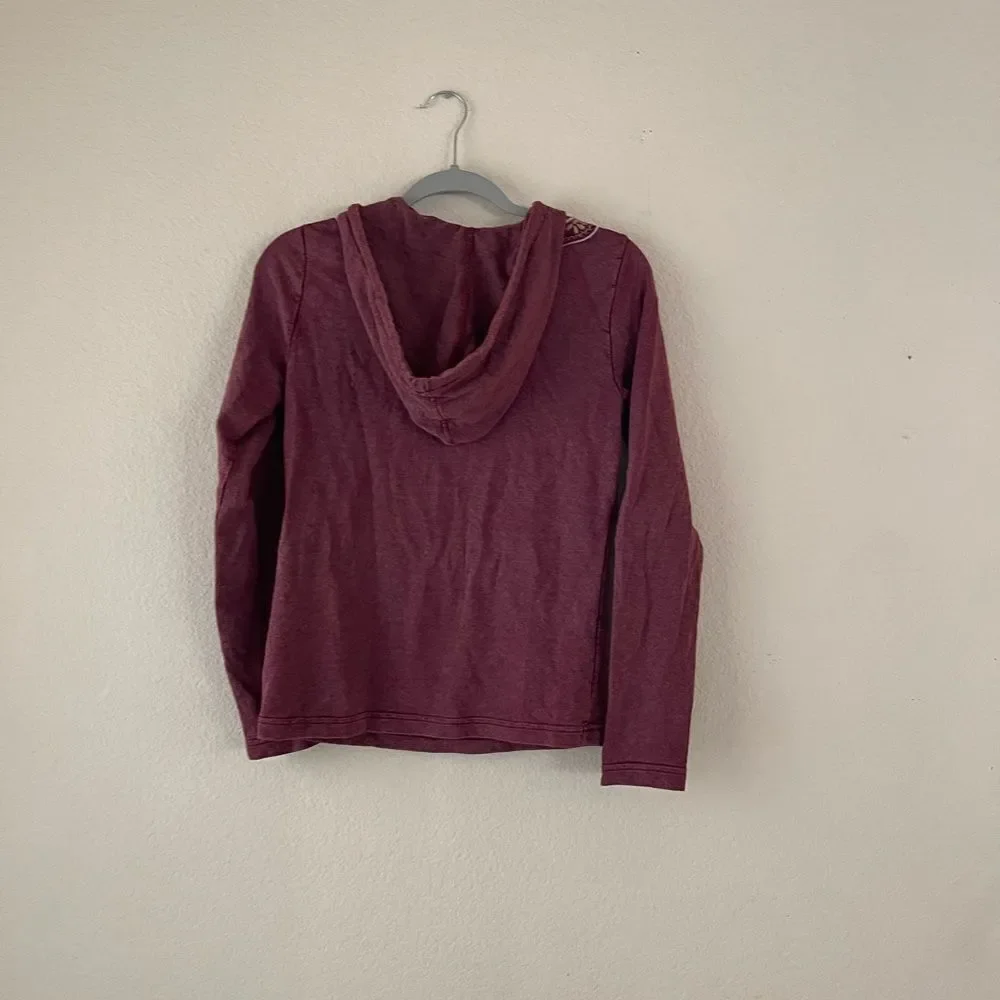 ‎Prana womens embroidered boho hoodie